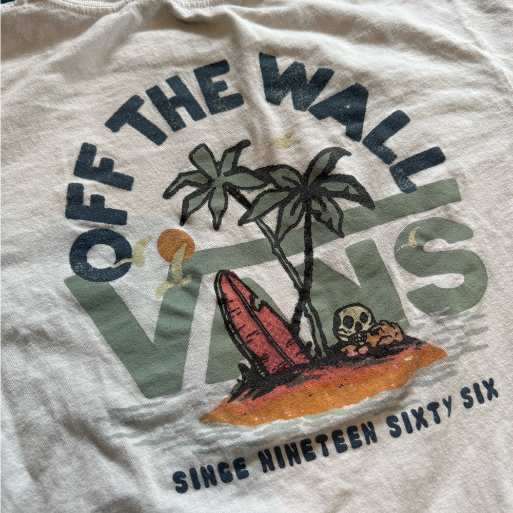 Vans White Tee
